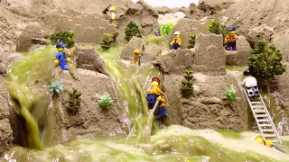 LEGO DAM BREACH VIDEOS PART 14 - SAND CASTLES