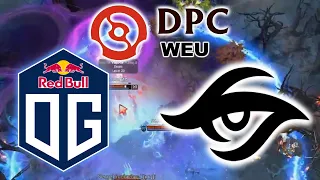 CRAZY GAME !!! OG vs TEAM SECRET - DPC WEU TOUR 3 DIVISION 1 DOTA 2