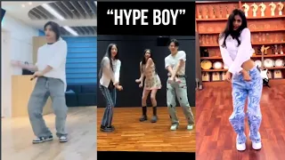 Idols dancing to "Hype boy" [New Jeans] || Hyunjin,Ni-ki,Shreya dancing on "Hype boy"