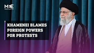 Iran’s Ayatollah Ali Khamenei blames foreign powers for unrest in Iran following Mahsa Amini’s death