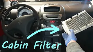 Peugeot 107 Cabin Air filter Change