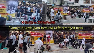 16 Yrs Old Deadlift 250 Kg😳1st Open Powerlifting Competition Organised by NSFA, Kohima@nionera
