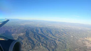 4K - Delta A319 Flying Over Downtown LA on a Clear Day- w/ Air Traffic Control Audio - GoPro Hero 9