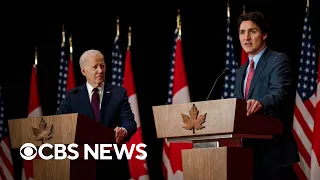 President Biden and Canadian Prime Minister Trudeau hold news conference | full video