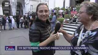 Napoli: 19 Settembre 2019, nuovo miracolo di San Gennaro - La vita in diretta 19/09/2019