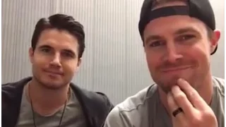 Stephen & Robbie Amell on FBLive (2015.11.22)