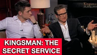 Kingsman The Secret Service Interview - Colin Firth, Taron Egerton & Sophie Cookson