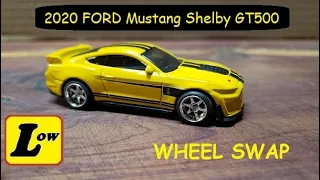 HOT WHEELS Ford Mustang GT500 Wheel swap