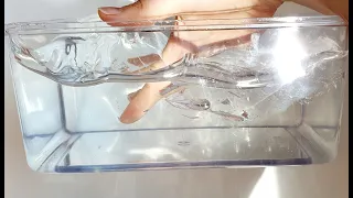 DIY Jumbo Clear slime How to Make Big Clear Slime  precisely