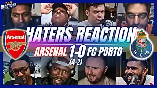 HATERS REACTION TO ARSENAL BEATING FC PORTO ON PENALTIES IN THE CHAMPIONS LEAGUE