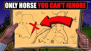 🐴 BIGGEST And RAREST Warrior Horse Can Only Be Found With This NPC! (RDR2 Secret Horse Location)