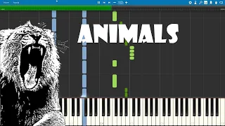 Animals - Martin Garrix Piano Tutorial (Synthesia)