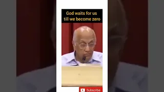 God waits for us till we become zero (By: Ps.Zac Poonen) #Sermonclip #ZacPoonen #cfc #shorts #viral