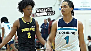 Aden Holloway & Prolific Prep Takes On #1 NC Team Combine Academy! (GETS HEATED!)