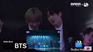 BTS reaction to GOT7 [2017 mama]171201