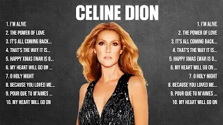 Celine Dion Top Of The Music Hits 2024   Most Popular Hits Playlist