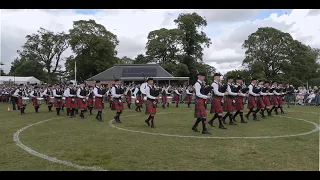 Field Marshal Montgomery Pipe Band wins the 2023 Grade One Scottish Championships in Dumbarton.