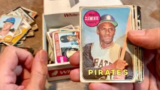 I PURCHASED A CIGAR BOX FILLED WITH OLD BASEBALL CARDS FROM THE 1950s-1960s AT THE FLEA MARKET