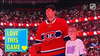 Habs honor Hockey Fights Cancer with powerful ceremony