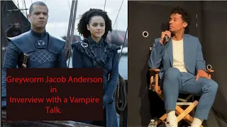 Jacob Anderson from Game of Thrones talks about his new show Interview with a Vampire.