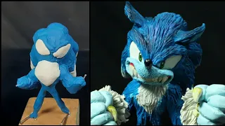 como hacer a Sonic the Werehog(tutorial plastilina)