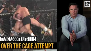Tank Abbott's attempt to throw Cal Worsham out of the octagon | UFC 11.5