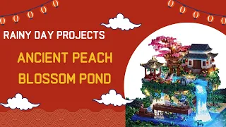 Mini Bricks Speed build: Chinese Ancient Style Peach Blossom Pond | Rainy Day Projects