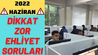 ÇÖZ KAZAN / 2022 HAZİRAN TEMMUZ EHLİYET SORULARI / EHLİYET SINAV SORULARI 2022 / EHLİYET 50 SORU