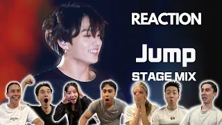 SO HYPE !!! FIRST TIME EVER WATCHING "BTS JUMP Stage Mix"