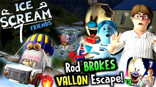 ROD Brokes Mike's VALLON Escape by Using MINI-DRONES In Ice Scream 7 FRIENDS: Lis! | Ice Scream 7