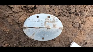 Коп по войне.Коп на старой немецкой дороге.WW2 Metal detecting.