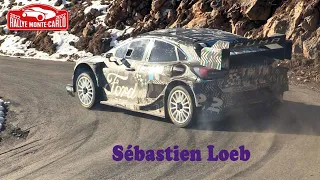 Test Rallye Monte Carlo 2022 Sébastien Loeb Ford Puma Hybrid WRC