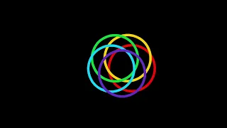 Baby Sensory - Color Animation #4 - Spirals - Infant Visual Stimulation (Soothe colic baby)