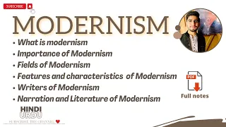Modernism in literature | Features and characteristics  of Modernism |  Literary movement