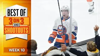 Best 3-on-3 Overtime and Shootout Moments from Week 10 | NHL