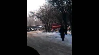 Пожар в Горловке 13.02.2012г.