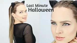 Last Minute Halloween Hair and Makeup Costume Tutorial!