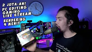 Rakit PC 2 Juta - 3 Juta an Untuk Editing , Rendering , Gaming, Live Streaming  , AMD RYZEN 3 3200G