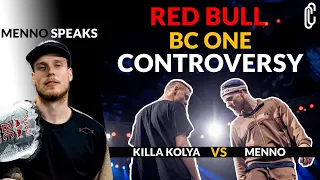 B-Boy MENNO on Red Bull BC One Controversy| B-boy Menno vs B-boy Killa Kolya | World Finals