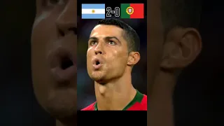 Portugal vs Argentina Final 2022 Imajinary match #ronaldo vs #messi 🔥 #football #youtubeshorts