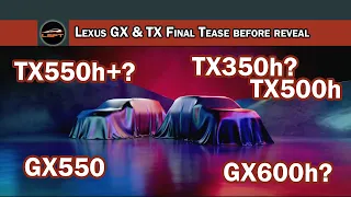 2024 Lexus GX & TX - final tease