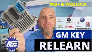 HOW TO PROGRAM KEY FOR GM/CHEVY ANTI-THEFT - ECU REPLACEMENT PK3+ / PASSLOCK