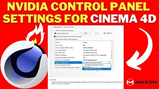 Best NVIDIA Control Panel SETTINGS For Cinema 4D | Fix MAXON CINEMA 4D Not Using GPU To Render 2024