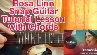 Snap - Rosa Linn // Easy Guitar Tutorial, Lesson, Chords