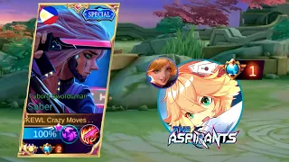 TOP GLOBAL SABER VS ASPIRANT FANNY ( WHO WILL WIN ) ENEMY AUTO DELETE!!