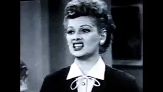 🥸Lucille Ball - Example of the Behavioral Action of Sound Effect as Lucy gets a laugh with, "Uggh."