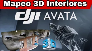 DJI AVATA- Mapeo de Interiores en español- Otro uso-Inspección 2024