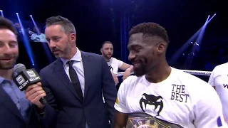 GLORY 64: Cedric Doumbe Post Fight Interview