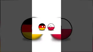 Let's be friends? #shorts  #countryballs #germany #polandball