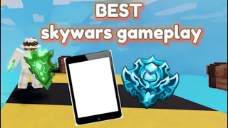 The *BEST* Mobile Skywars Gameplay… (Roblox Bedwars)